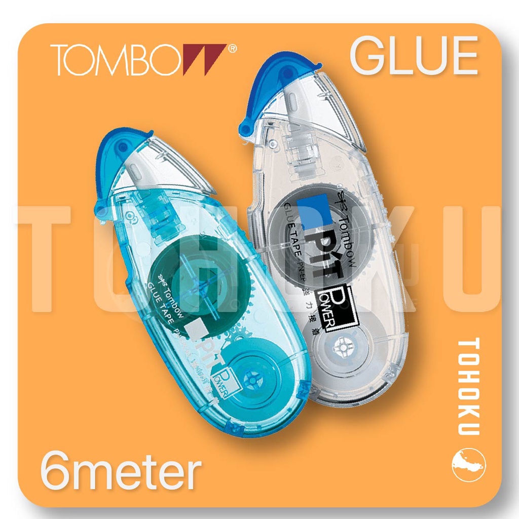 

Lem Kertas Roller / Pita - Tombow Pit Slide & Power Egg Glue Tape