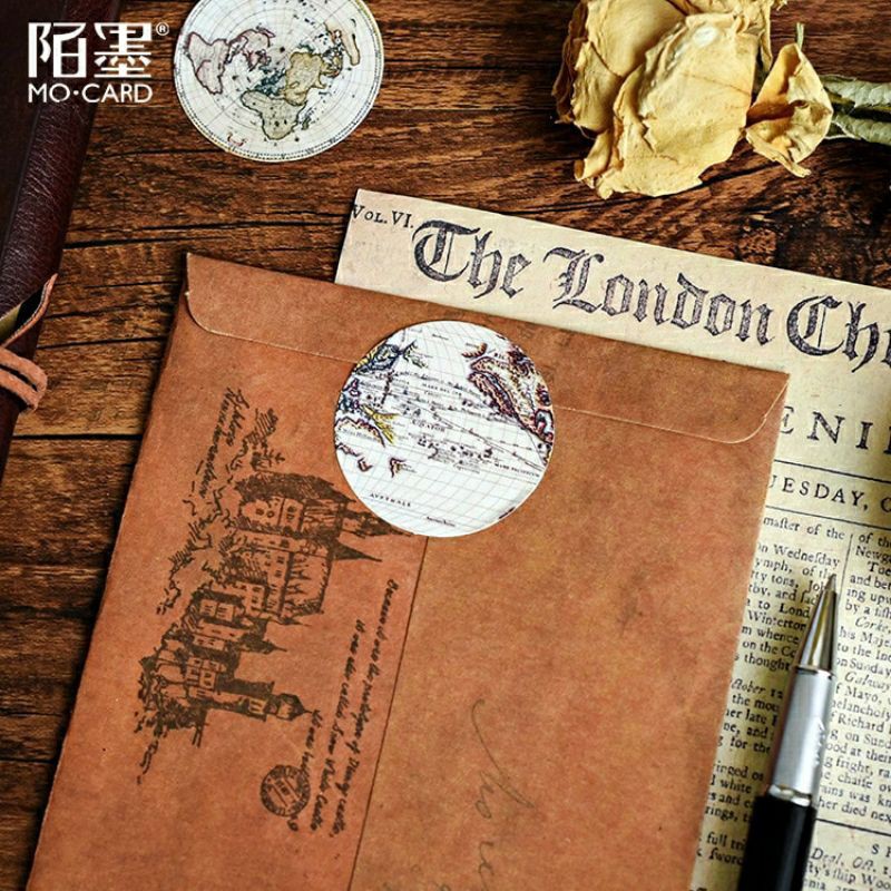 

[LOVATO.CO] 10 Pcs WORLD/ BUMI Deco Sticker Planner DIY Scrapbook