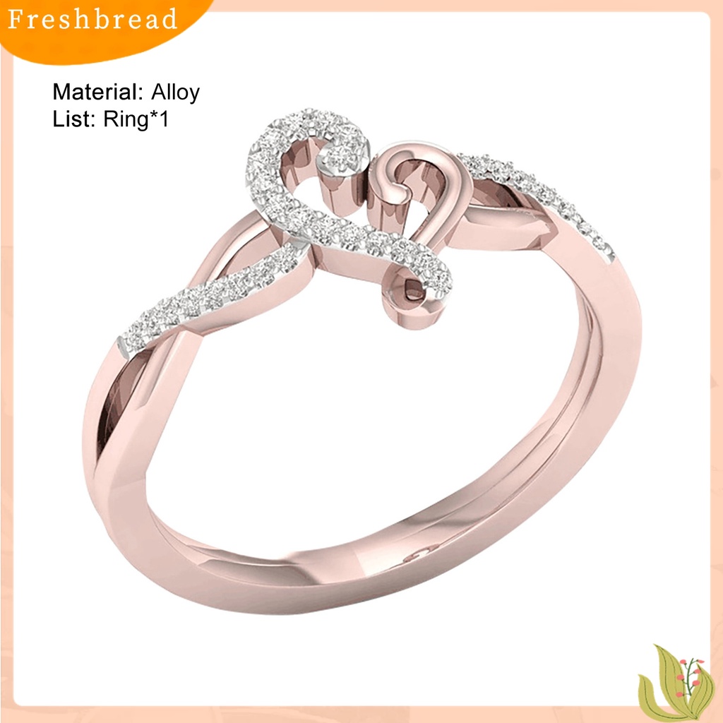 Terlaris Memorable Wedding Ring Love Heart Pattern Alloy Eye-catching Finger Ring Jewelry Accessories