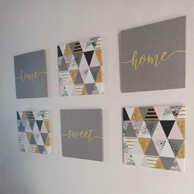 Craftpedia Hiasan Dinding Home Sweet Home 1 Set Swa16