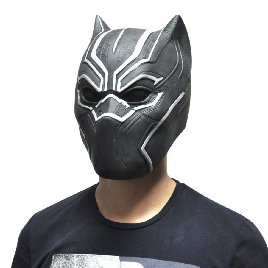 Topeng black panther marvel panter avenger