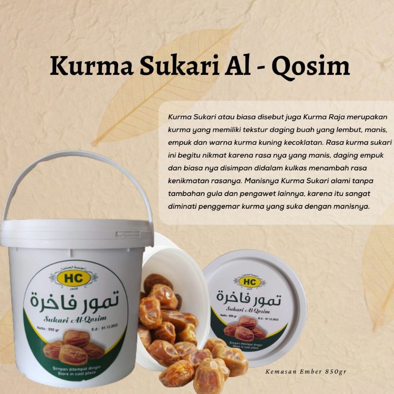 

Kurma Sukkari (850gr)