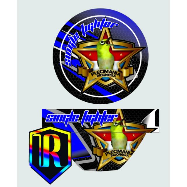 Sticker Tebok pleci pcmi SINGLE FIGHTER krillin