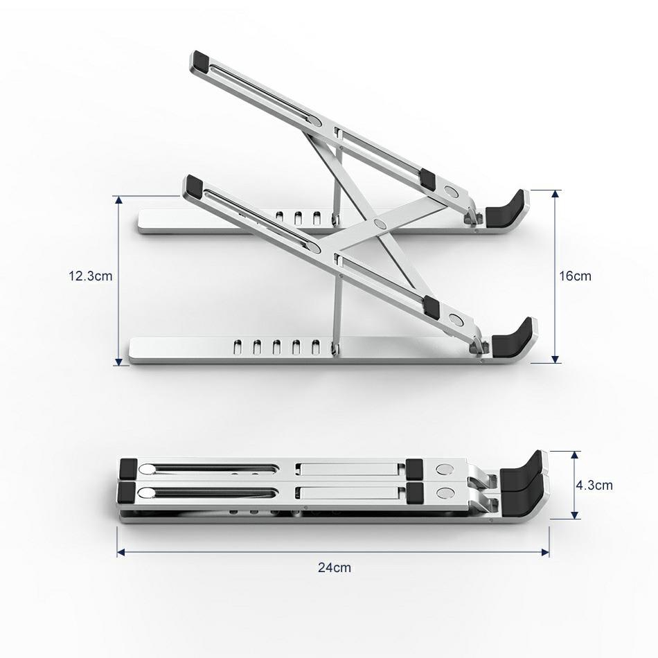 Wiwu S400 Stand Laptop Lipat Bahan Alloy Mudah Dibawa