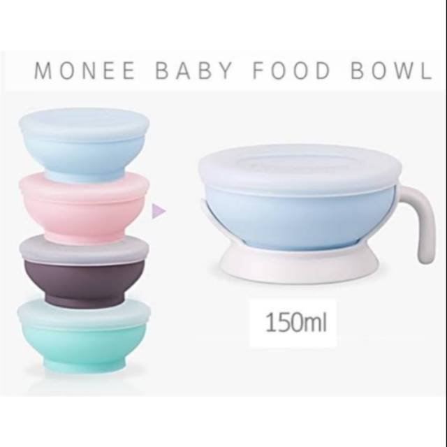 Monee baby silicone bowl mangkok MPASI silicon premium