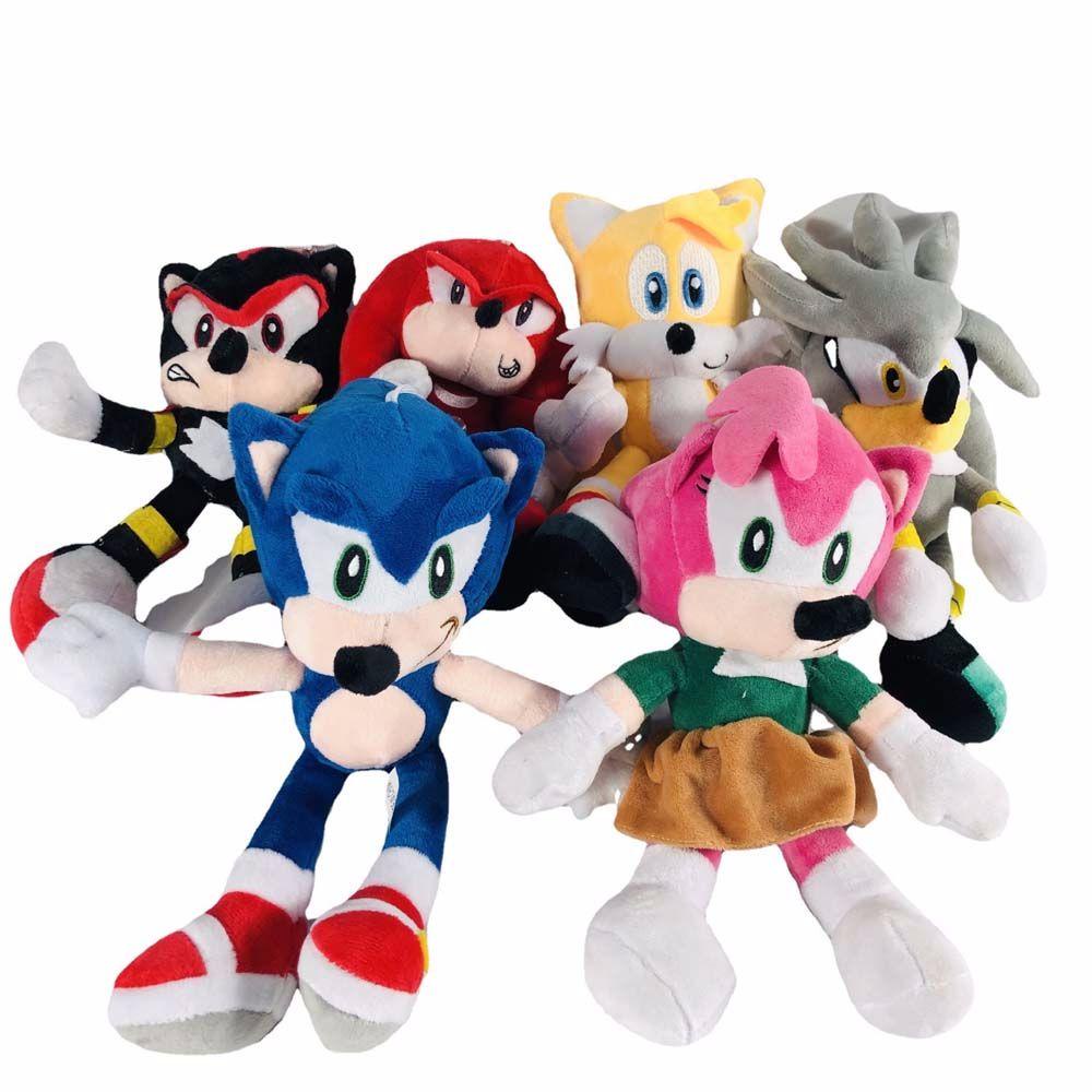 Needway Sonic the Hedgehog 28 cm Anak Hadiah Peluche Hewan Boneka Lembut Boneka Mainan Boneka Mainan Mewah