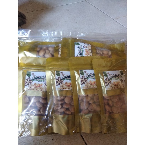 

Sacha Inchi Roasted/panggang. olahan kacang sacha inchi 1 Pak Isi 10 Pcs