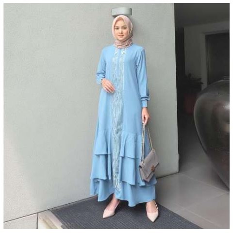 Baju Gamis Syari Wanita Terbaru Ranai Maxy Dress Termurah HA