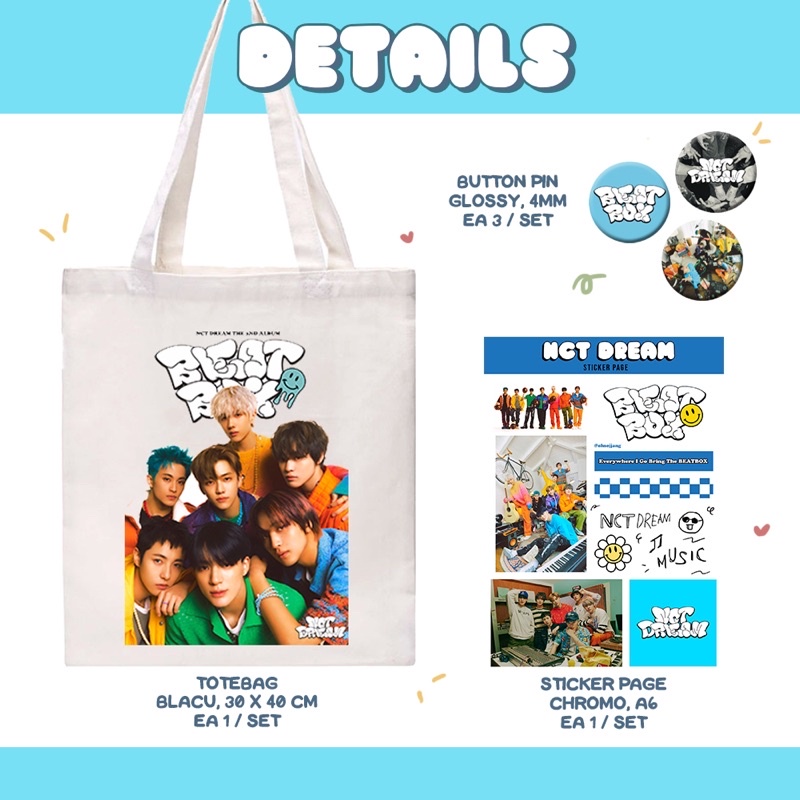 NCT DREAM BEATBOX SPECIAL FANKIT PAKET LENGKAP PACK NCTZEN DREAMIES