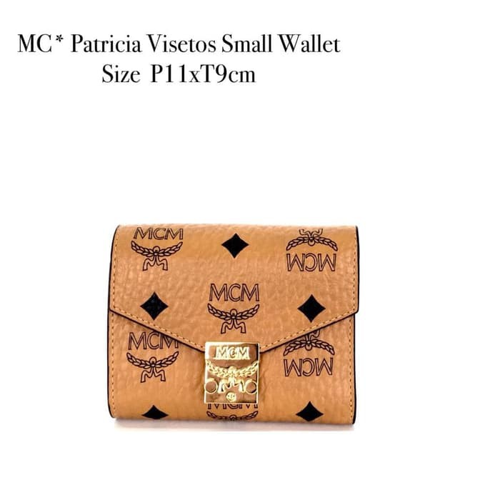 Terbaru... Ready DOMPET MCM Patricia Visetos Small Wallet
