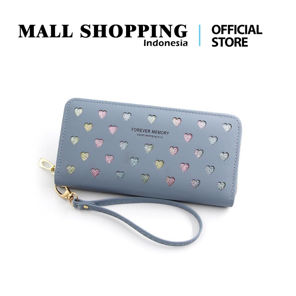 (COD) Dompet Wanita Dompet Kartu Dompet Panjang Dompet Cantik MALL SHOPPING