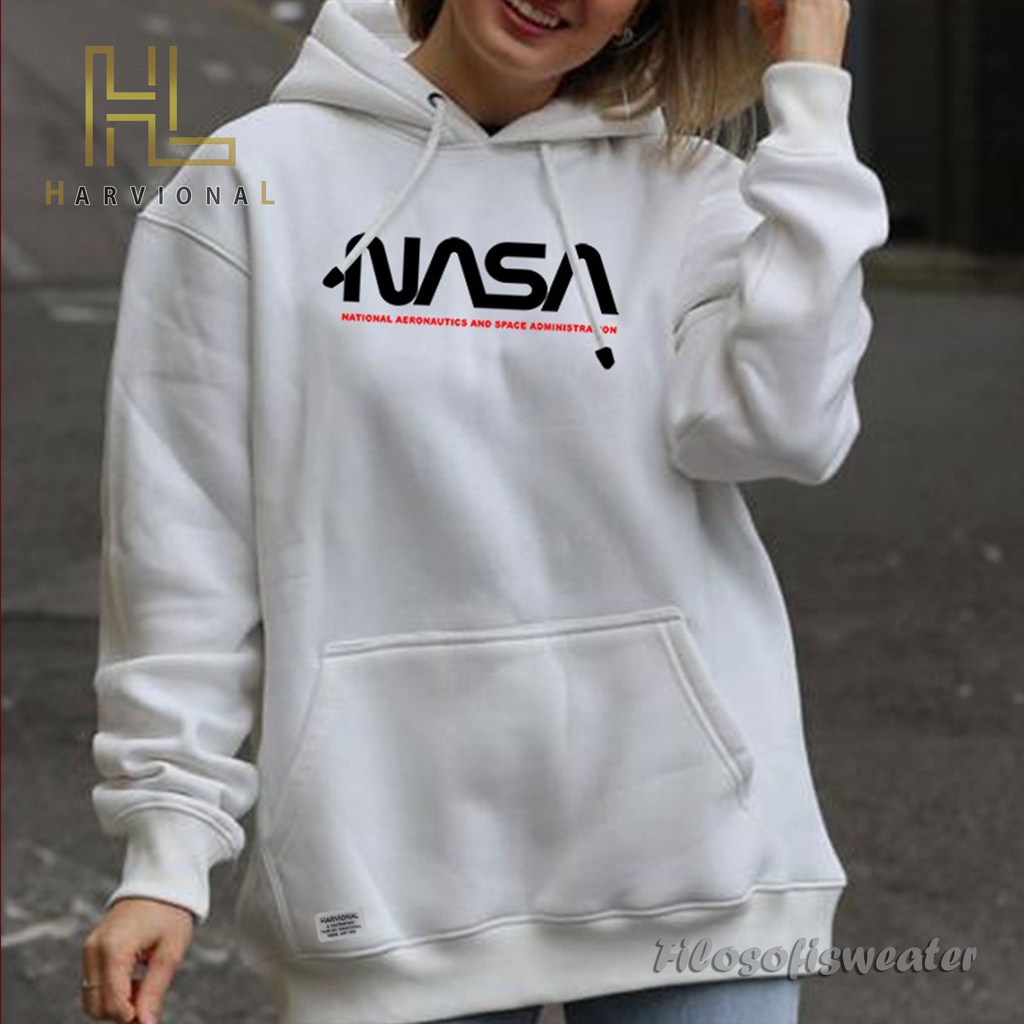 Parisdivarious Sweater Hoodie Jemper Nasa fleece Premium Size S - XL