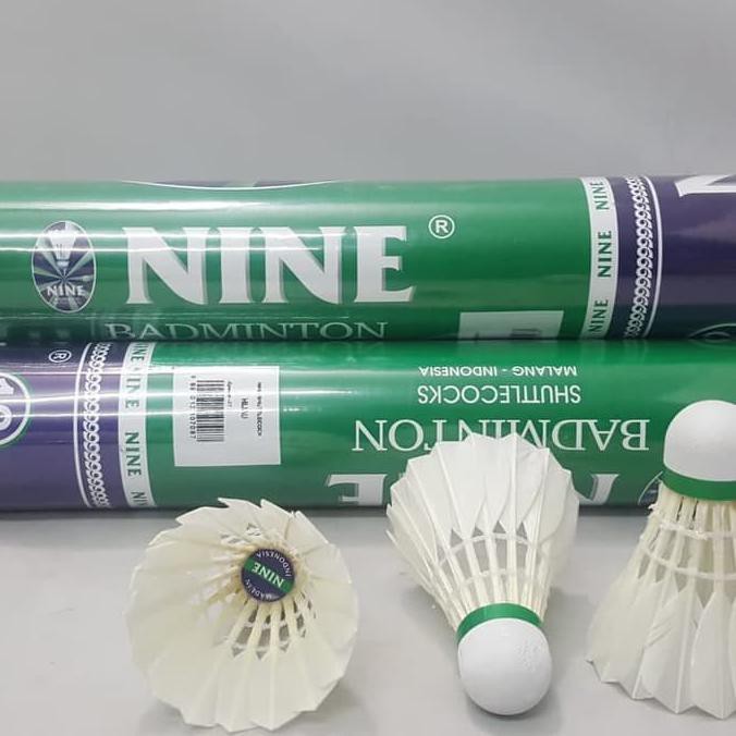 Kok Nine Hijau Bulutangkis Badminton Shuttlecock (Bulu Jp Gold)