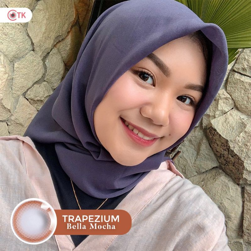 Softlens TRAPEZIUM 14.5 MM BELLA MOCHA MINUS -0.50 S.D -6.00 by CTK