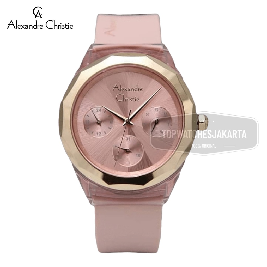 Alexandre Christie AC2808 Jam Tangan Wanita AC 2808 SOFT PINK