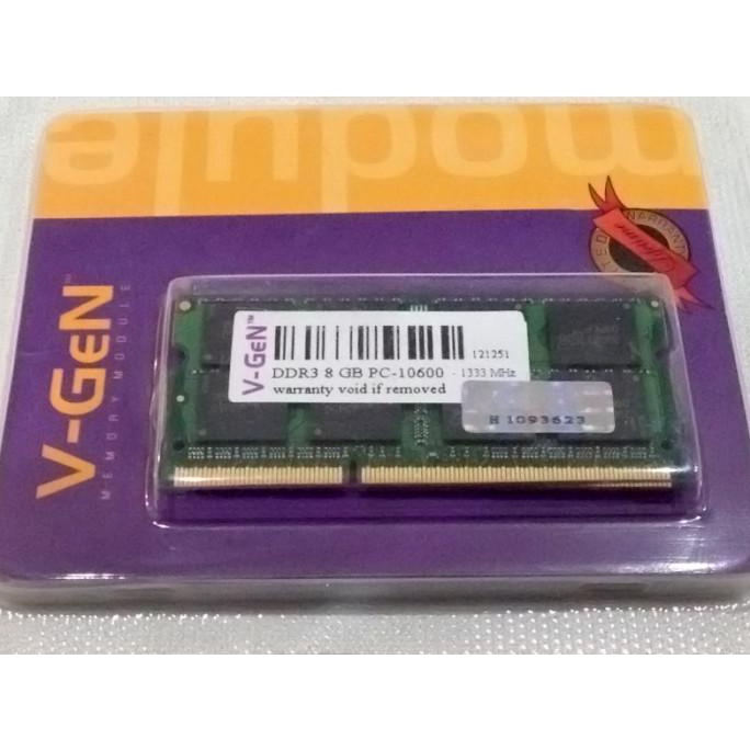Ram Laptop/ Memory Laptop ddr3 8Gb (Ram Sodim / Sodimm ddr3 8 Gb Vgen) | RAM LAPTOP