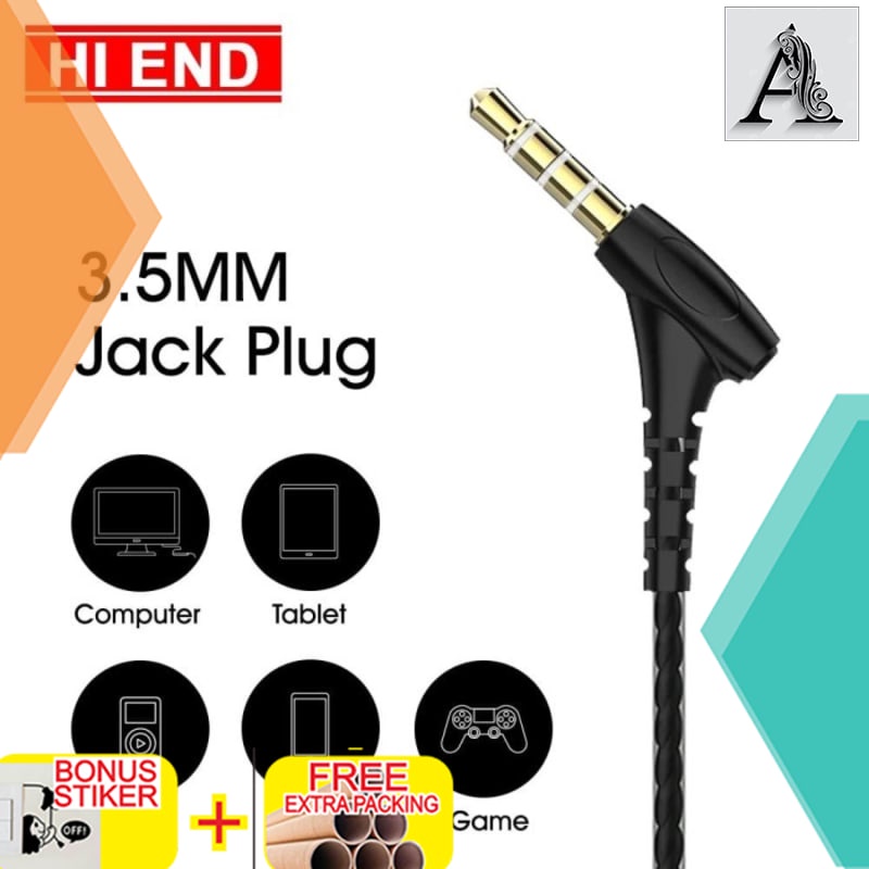 

Promo HEADSET HEAD-PHONE / EARPHONE ORIGINAL HI END - HE 07 / EXTRA BASS