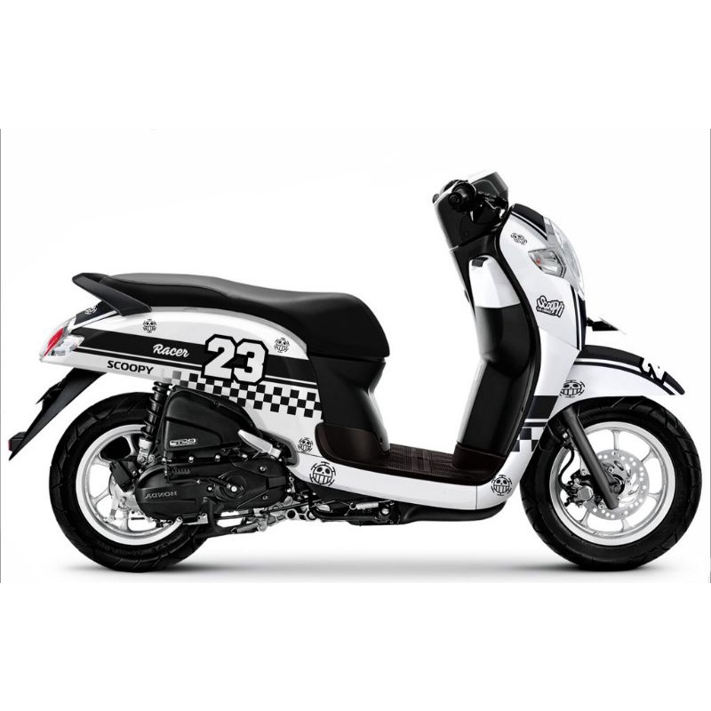 DECAL NEW SCOOPY 2017 - 2020 FULL BODY CAFE RACER