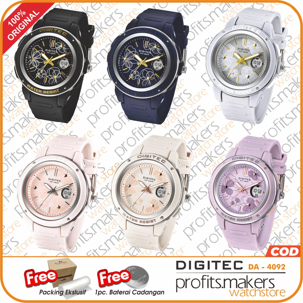DIGITEC DA 4092 / DA-4092 / DA4092 DG 3092 Watch Jam Tangan ORIGINAL