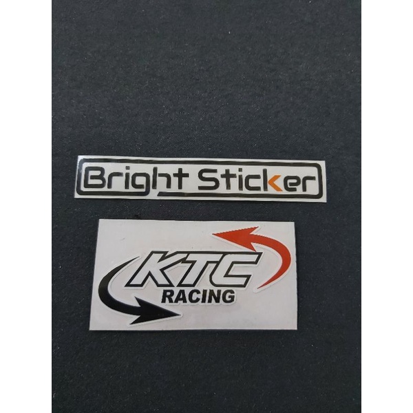 STICKER KTC RACING CUTTING