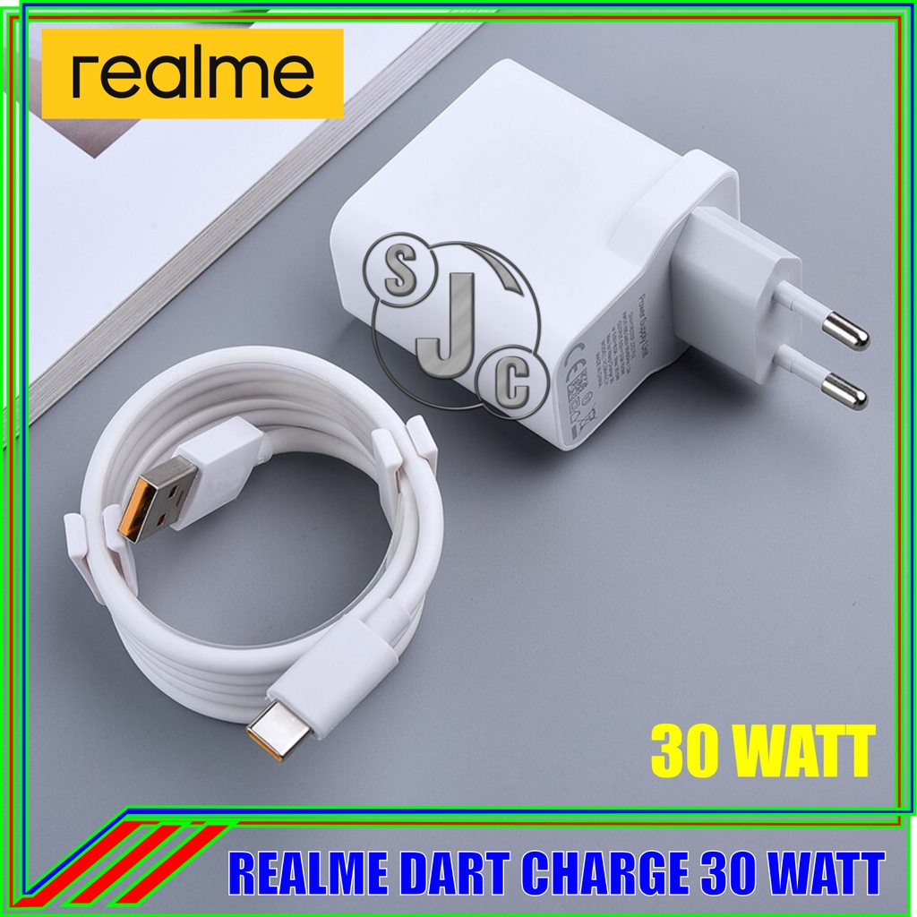 Charger Realme 7 Realme 6 Realme 6 Pro ORIGINAL 100% USB C 30 Watt