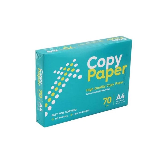 

Kertas HVS A4 70gram Merk CopyPaper 1 RIM (ISI 500 LEMBAR) Star Seller Termurah