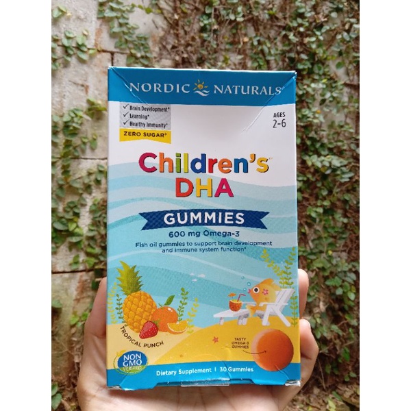 NORDIC NATURALS CHILDREN'S DHA GUMMIES ORIGINAL USA 2-6 TAHUN 600 mg