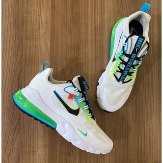 nike air max react 270 all white