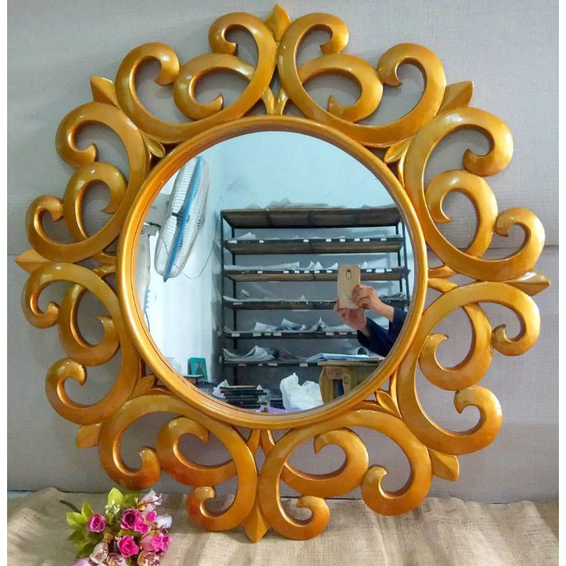 CERMIN KAYU JATI JEPARA