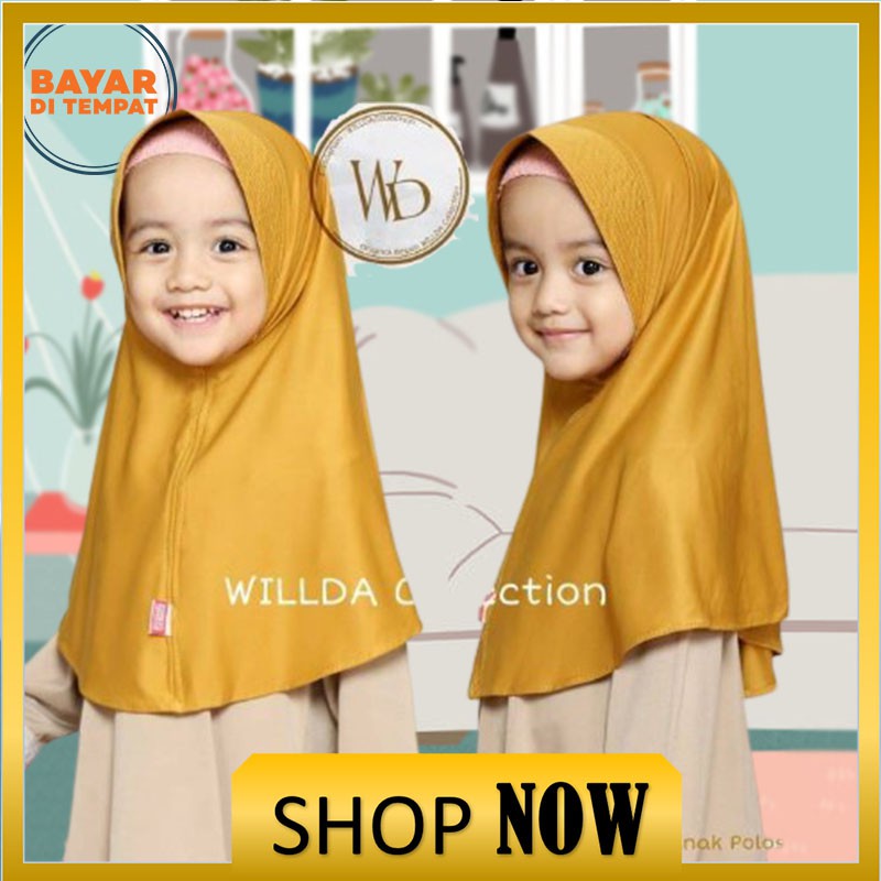 Hijab Anak Jersey Lembut Aisyah Jilbab Anak Jilbab instan Anak Wilda Collection