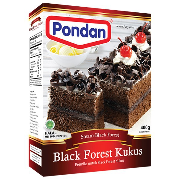 

PONDAN BLACK FOREST KUKUS 400gr