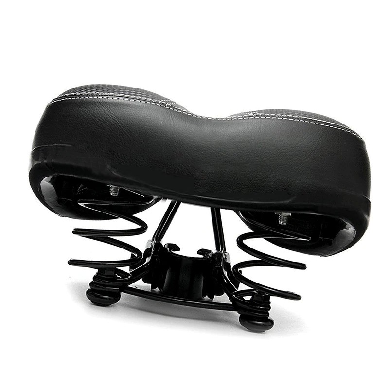 BISA COD UpperX Jok Sadel Sepeda Bike Saddle Wide Seat Soft Pad Cushion - UX01 - Black