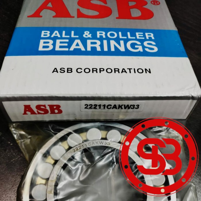 SPHERICAL ROLLER BEARING 22211 CAKW33 ASB (55x100x25)