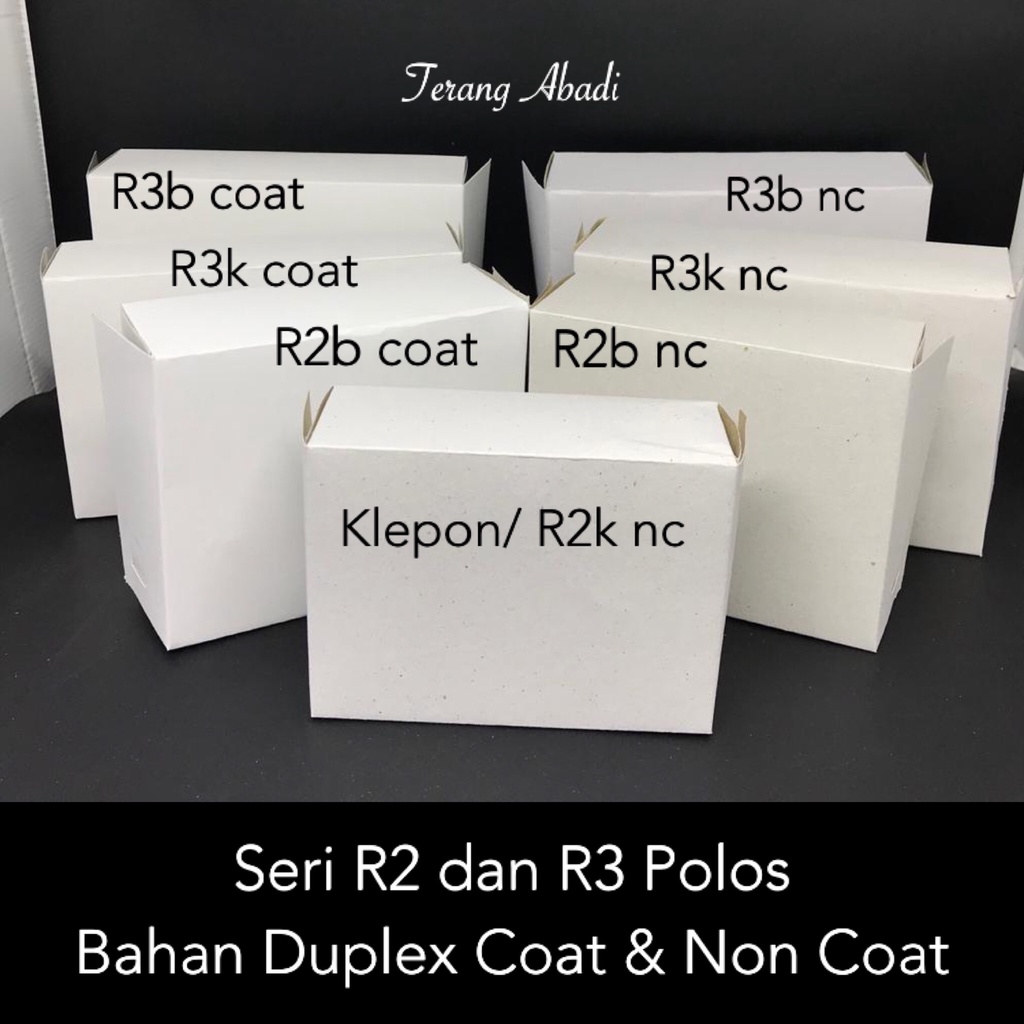 Dus Kue Putih Polos Coat 16x10.5x5 cm R3K/ Dos Hajatan/ Kotak Snack Roti Kue/ Kardus acara/ Box Snack/ Kerdus Donat Syukuran/ Dos/ kotak kue/ snack box/ dos jajan/ kerdus makanan