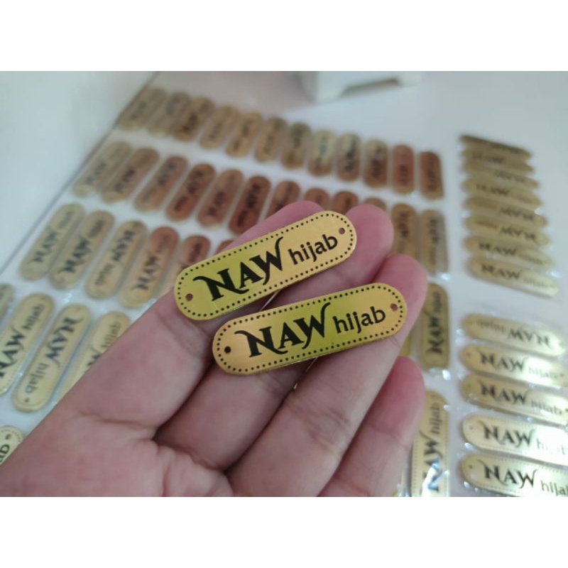 

Label Kuningan/Gold Murah