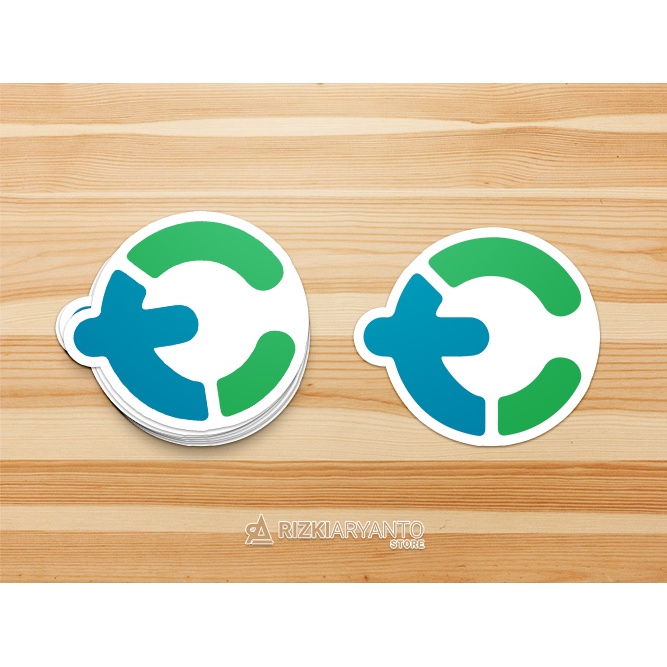 Sticker - Stiker Logo Tokocrypto without Wordmark untuk PC Laptop HP