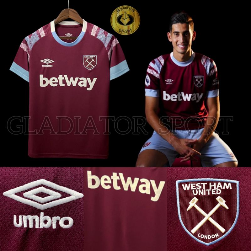 Jersey Westham United New Home 2022-2023 Grade Original