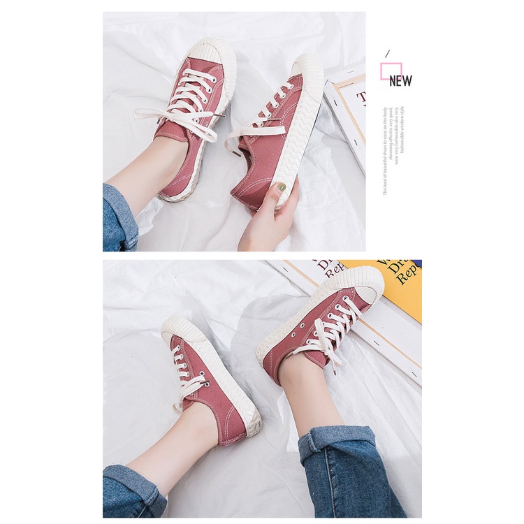 GISF Oriana Sepatu Sneakers Import Fashion Wanita Korea 2021 - Real Pic