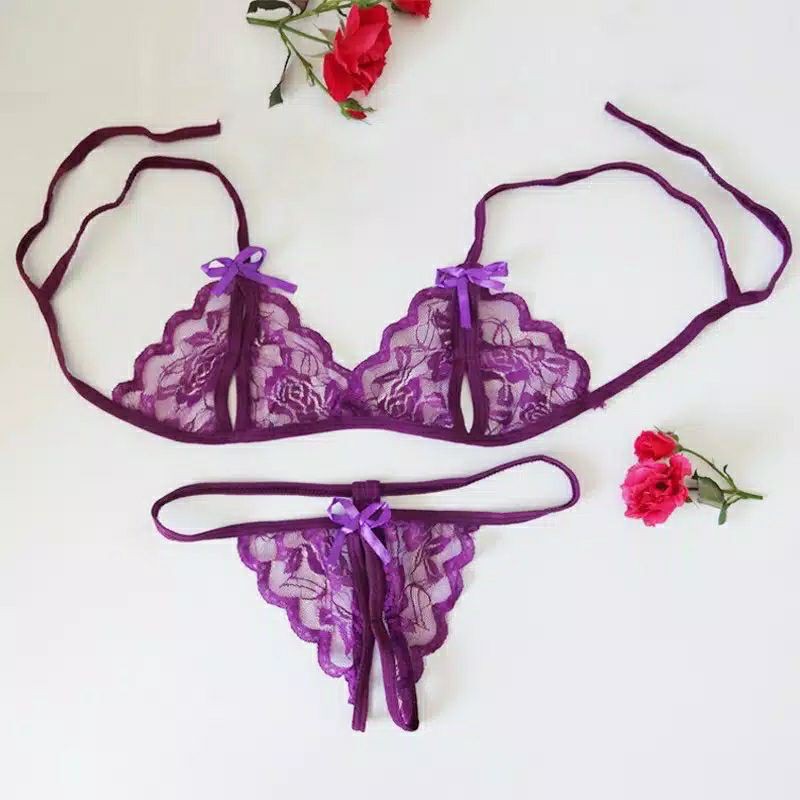 Bikini bra set gstring G- string Celana Dalam wanita sexy