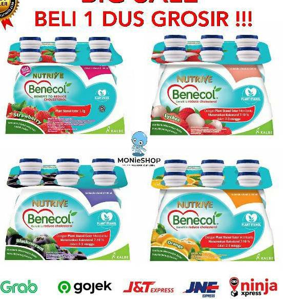 

[DISCOUNT JRV45] Nutrive Benecol 6x100ml Blackcurrant Lecy Strawberry Orange / Nutrive FIBERSHOT Jual