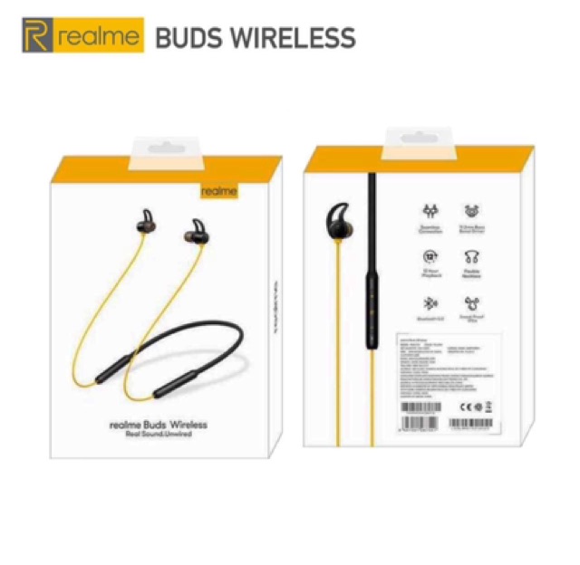 Realme Buds Wireless / Headset Bluetooth Sport Realme Buds Wireless