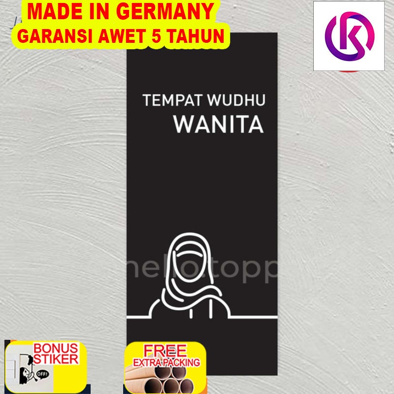 

Promo Sign Label Akrilik Tempat Wudhu Wanita | Tempat Wudhu Acrylic Signage