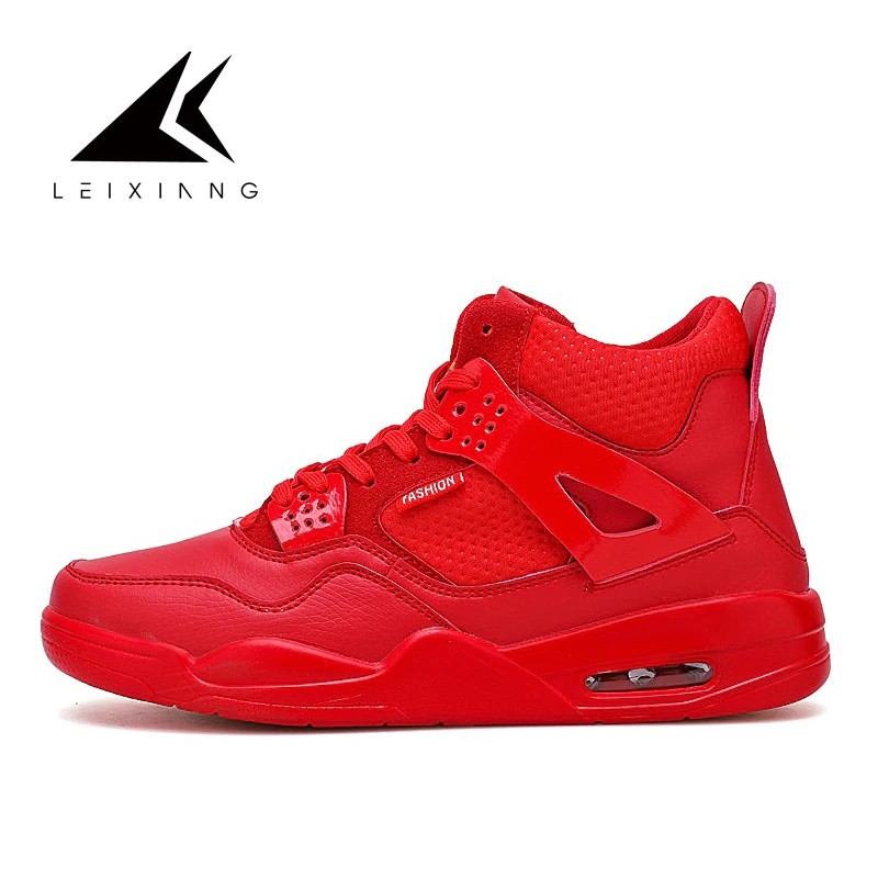 Sepatu basket Classic Red Shoes men Basketball Shoes Breathable Air Sport Shoes Outdoor Sneakers