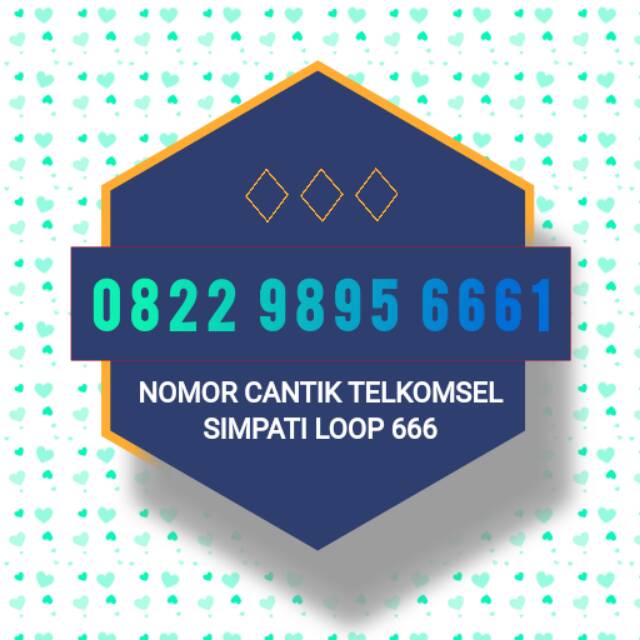 NOMOR CANTIK TELKOMSEL SIMPATI LOOP 666