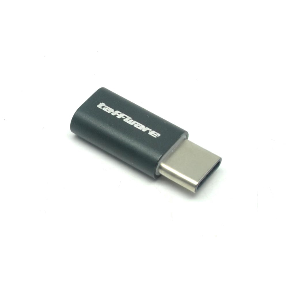 Taffware Adapter Konverter Micro USB ke USB 3.1 Type C, Aluminium