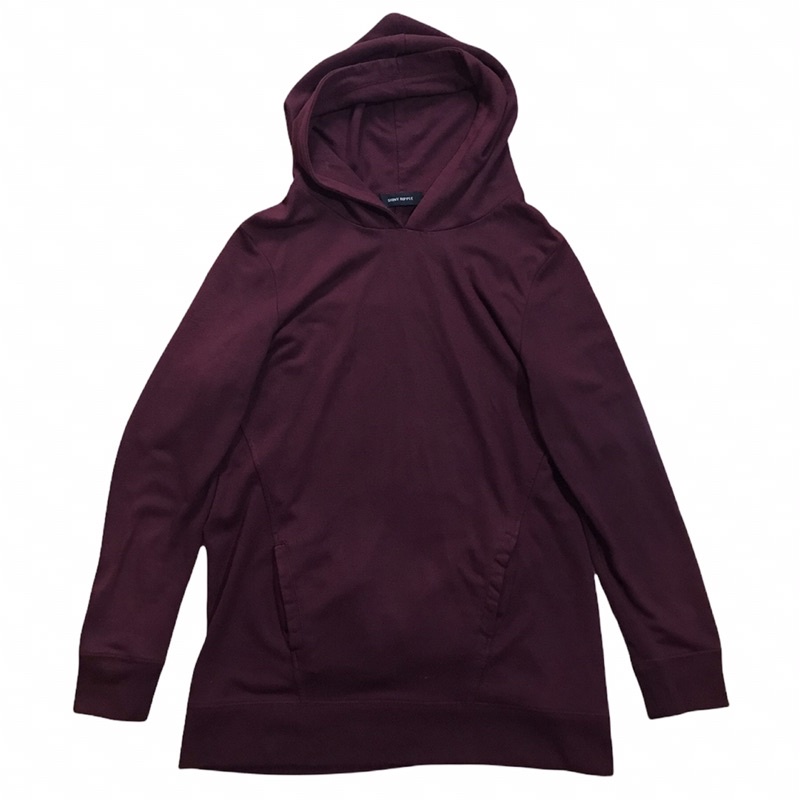 Hoodie Maroon Shiny Ripple unisex