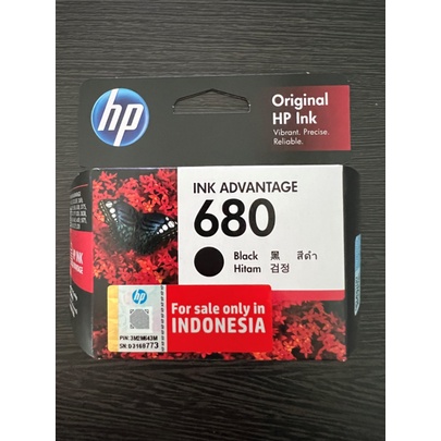 Tinta HP 680 Original Ink Cartridge (Black / Color)