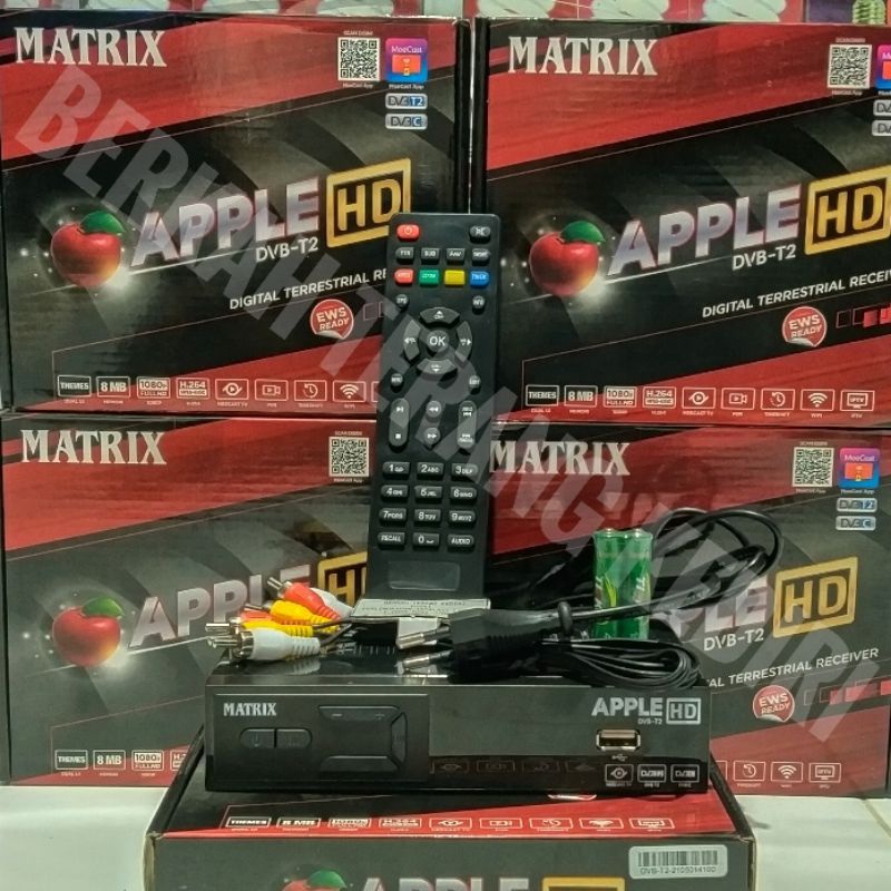 set top box siaran Tv digital MATRIX APPLE HD