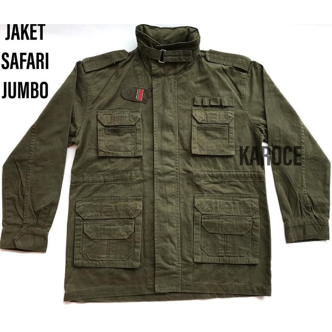 JAKET LORENG ARMY PRIA JUMBO / JAKET KANVAS ARMY PRIA BIG SIZE