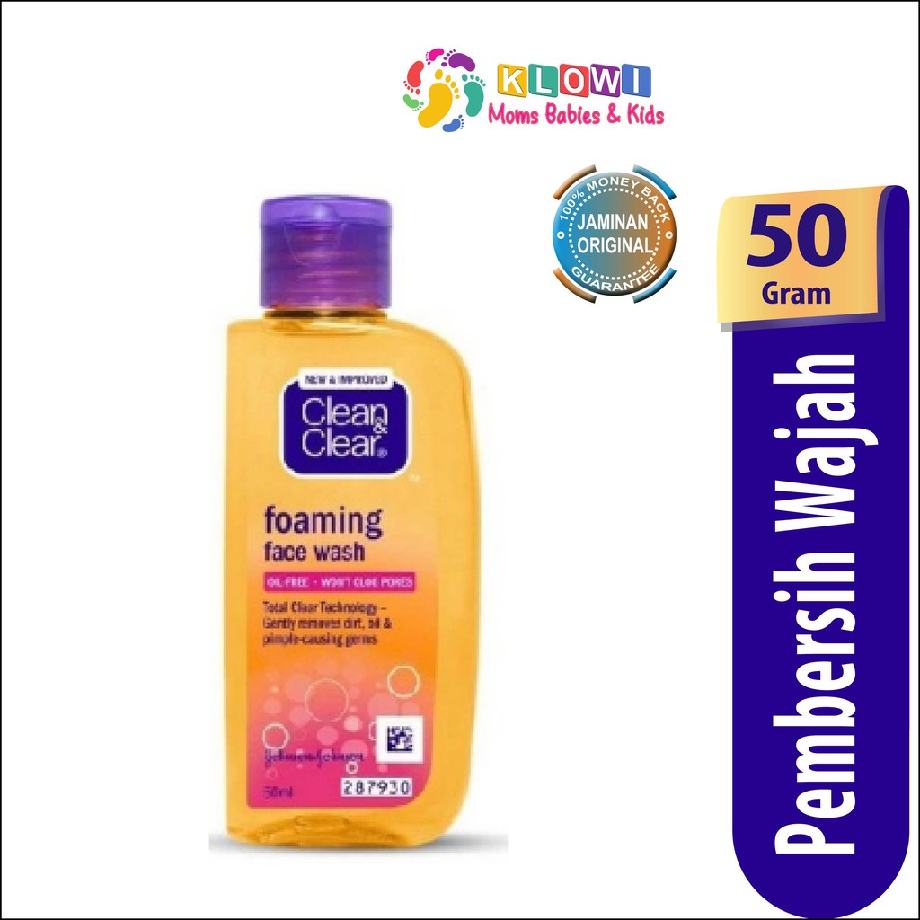 Clean And Clear Facial Wash 50 Gr / Kosmetik Wajah / Pembersih Wajah ...